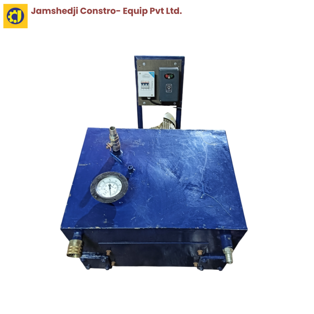 Vacuum Dewatering Pump - 5hp Side View - Jamshedji Equip - Jamshedji Equip