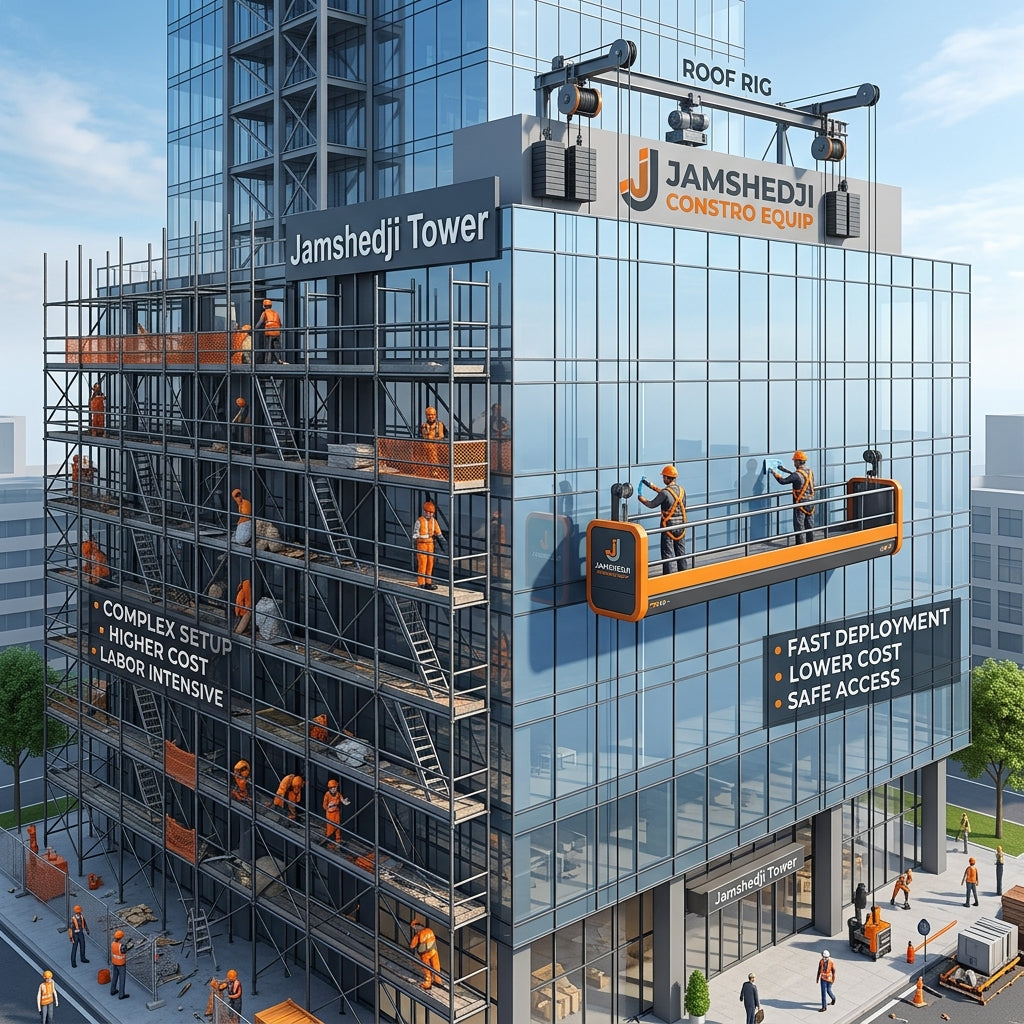 Suspended Platform vs Scaffolding for High-Rise Facade Work