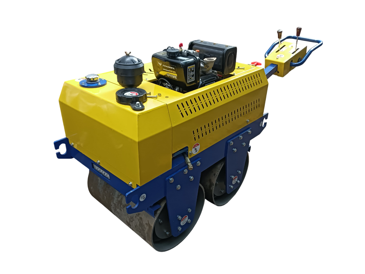 Double Drum Walk Behind Roller