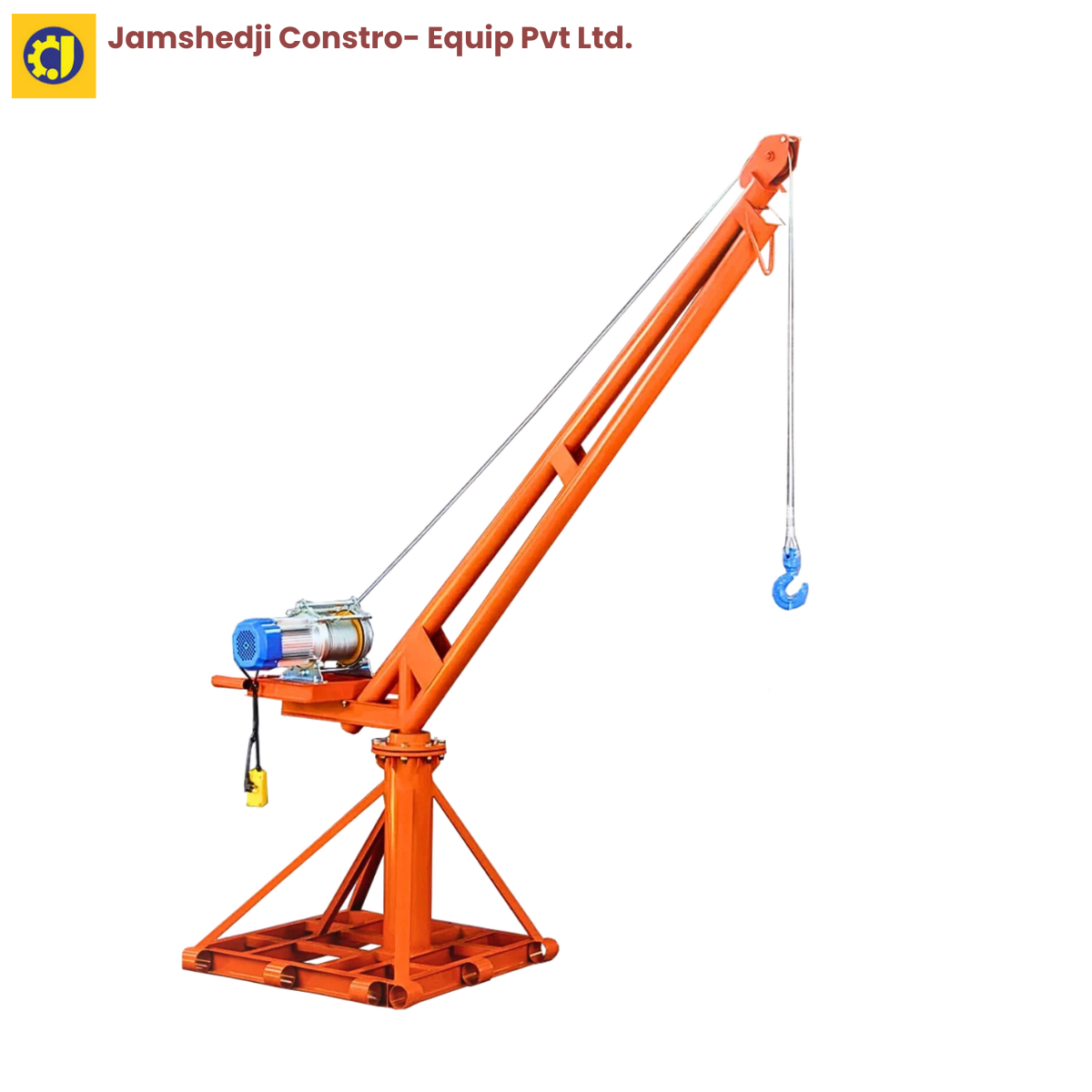 Mini Crane- 1Ton right side view